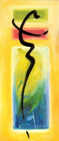 Moved by the Music II by Alfred Gockel - 27 1/2 x 12 inches - Fine Art Print / Poster