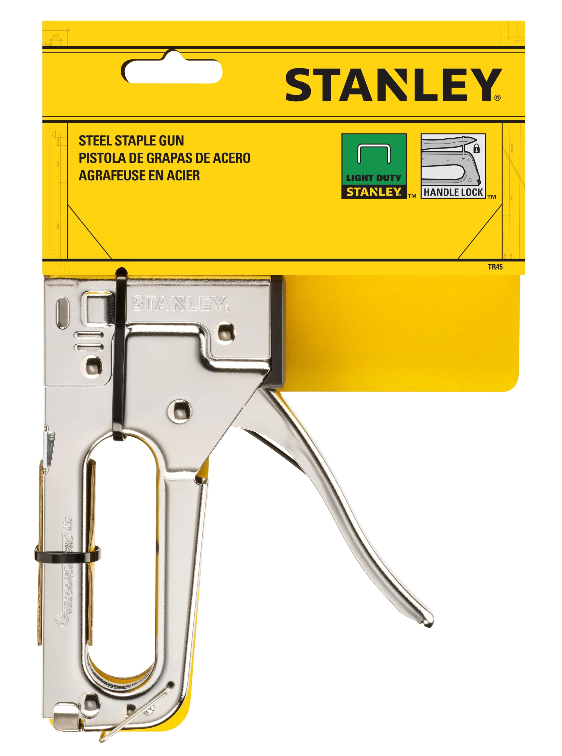 Stanley® TR-45 Light-Duty Staple Gun, Silver