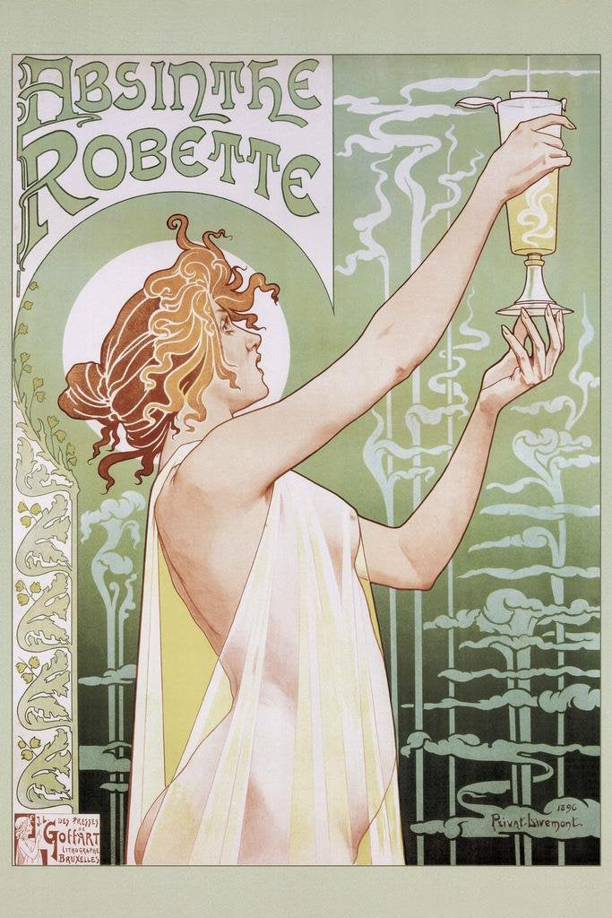 Pyramid America Absinthe Robette Poster Art Print