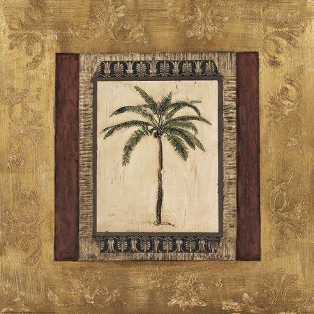 Stately Palm II By Mindeli Highest Quality Art Print Poster - Size: 24 X 24