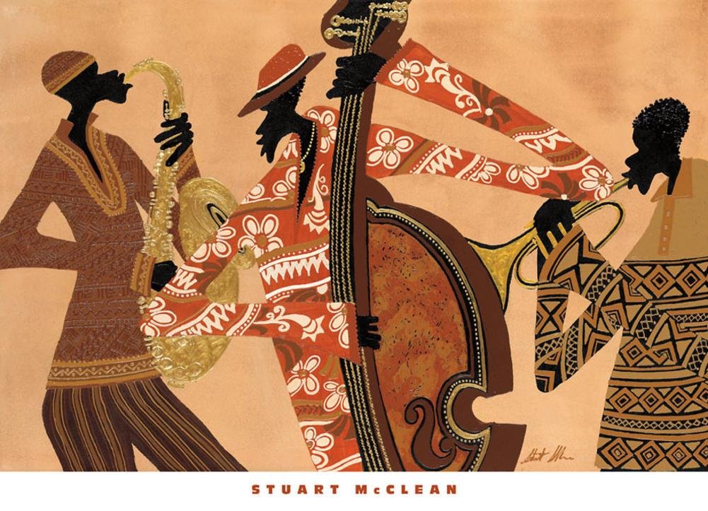 All That Jazz Art Print by Stuart McClean 36 x 26in
