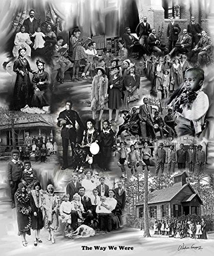 The Way We Were By Wishum Gregory, 10x8 Inches, Black Frame