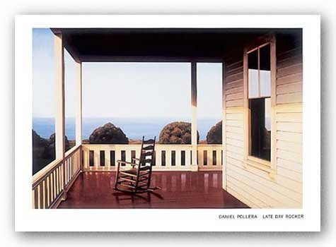 Late Day Rocker by Daniel Pollera - 24 x 34 inches - Fine Art Print / Poster