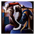 Trilogy of Expression II * by Shubert Denis - 24 x 23 3/4 inches - Fine Art Print / Poster