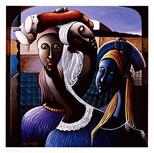 Trilogy of Expression II * by Shubert Denis - 24 x 23 3/4 inches - Fine Art Print / Poster