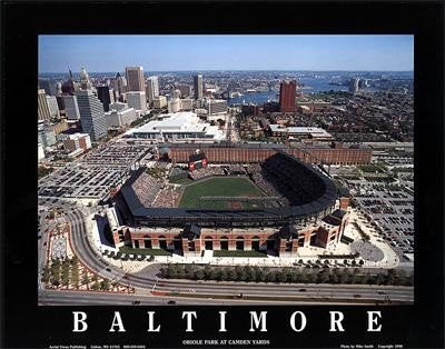 artworkforless.com Baltimore, Maryland - Camden Yards by Mike Smith - 22 x 28 inches - Fine Art Print/Poster
