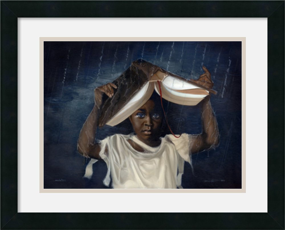 Sheltered by Edwin Lester Framed