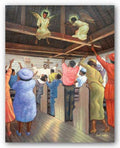 artworkforless.com Angels in The Rafters by Sarah Jenkins - 36 x 24 inches - Fine Art Print/Poster