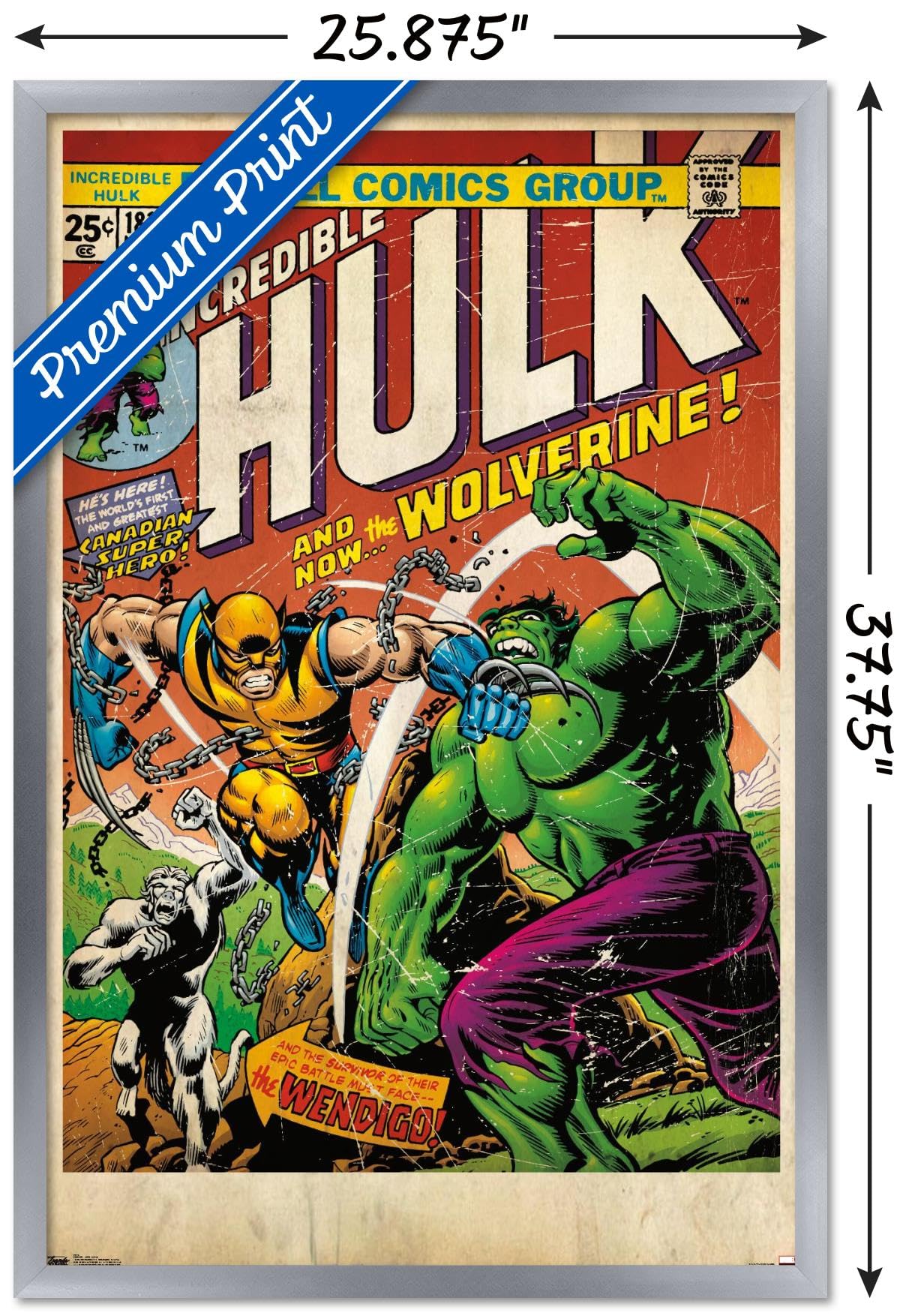 Trends International 24X36 Marvel Comics - Wolverine - Cover Wall Poster