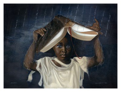 Sheltered Art Poster PRINT Edwin Lester 34x26