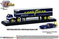 M2 Machines 1:64 Auto-Haulers CHASE 1969 Dodge L600 COE & 1969 Dodge Charger Daytona 440 With Glass Tires R19