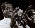 Louis Armstrong Art Poster Print by William P. Gottlieb, 30x24