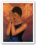 Praying for Him Art Poster Print by Laurie Cooper, 22x27