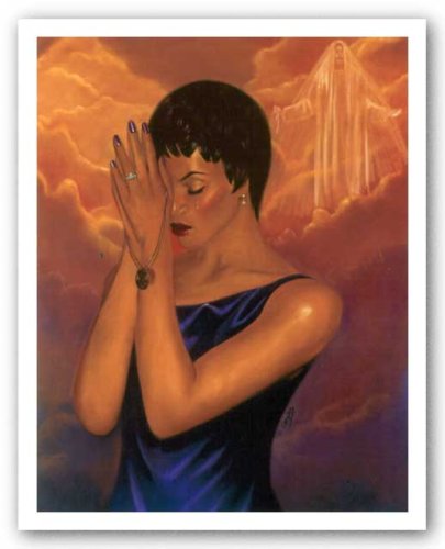 Praying for Him Art Poster Print by Laurie Cooper, 22x27