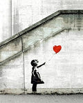 Red Balloon Poster Print by Banksy (16 x 20)