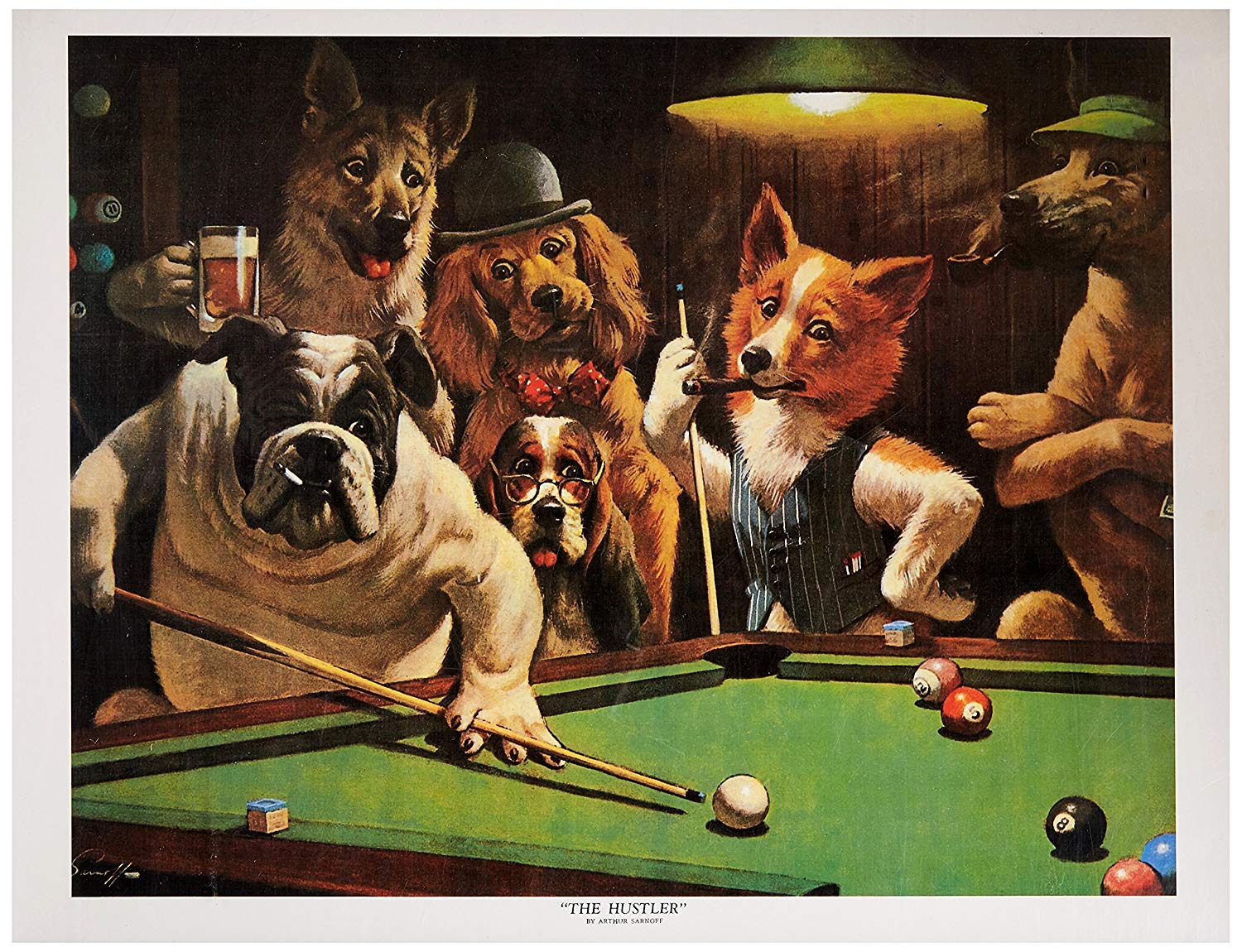 artworkforless.com The Hustler by Arthur Sarnoff - 16 x 20 inches - Fine Art Print/Poster