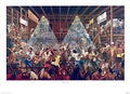 Night Life at the Studio by Ernest Watson - 24 x 33 inches - Fine Art Print / Poster by artworkforless.com