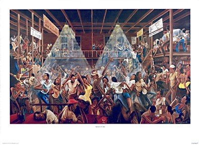 Night Life at the Studio by Ernest Watson - 24 x 33 inches - Fine Art Print / Poster by artworkforless.com