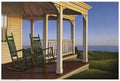 Twilight on the Veranda by Daniel Pollera. Size 36.00 X 24.00 Art Poster Print