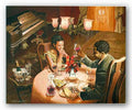 Enchanted Evening by Edward Clay Wright 30"x24" Art Print Poster African-American